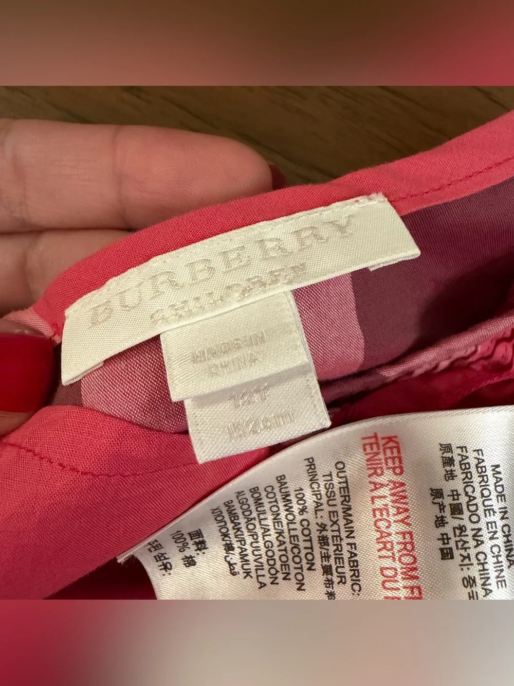 Authentic BURBERRY Girls Iconic Dress Gorgeous Nova Check Designer Lux 11-12 yrs